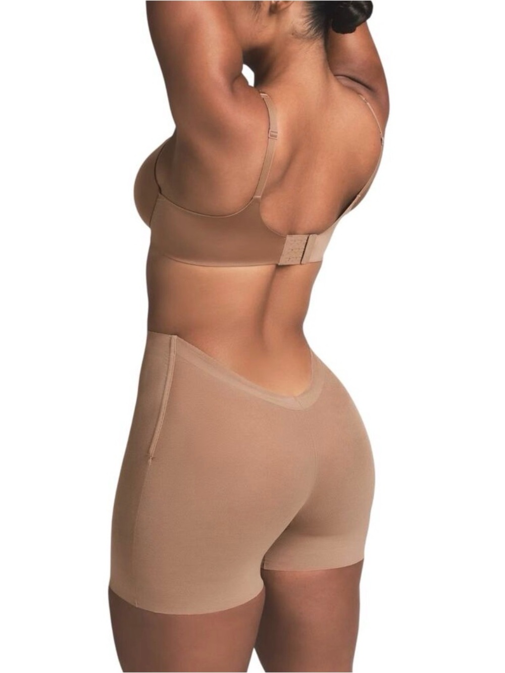 SKIMS Sculpting High-Waist Shaping Short in Tan